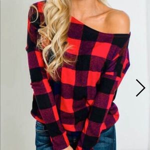 Long sleeves plaid shirt